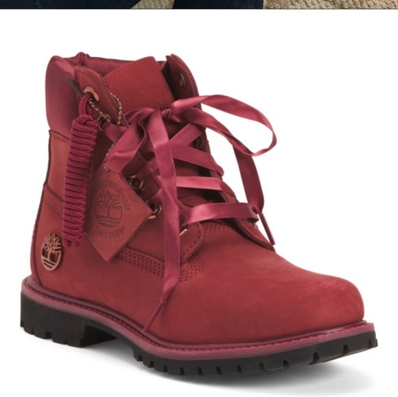 Timberland Woman Satin Collar Waterproof Boots size 7 - Picture 3 of 9